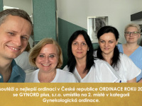Jsme 2. nejoblíbenější gynekologickou ordinací v ČR!